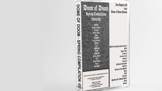 Photo of the ‘Dome of Doom spring compilation’ cassette artwork