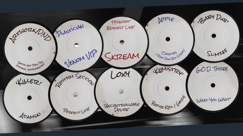 Image of vinyl dubplates selections for DJ Mag