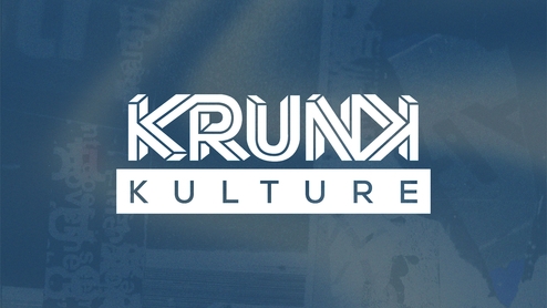 The Krunk Culture logo on a blue background